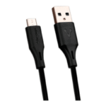 CABLE USB VORAGO CAB-M01B USB-  MICRO USB 1METRO NEGRO - Imagen 2
