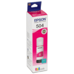 Tanque de Tinta Epson T504 Magenta, 70ml, 6.000 Páginas
