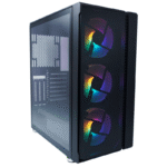 Gabinete Evotec EV-1021, Mini-Tower, ATX/Micro-ATX/Mini-ITX, USB 2.0/3.0, sin Fuente, 3 Ventiladores Instalados, Negro