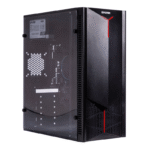 Gabinete Evotec Kyoto EV-1025, Mini-Tower, ATX/Micro-ATX/Mini-ITX, USB 2.0, con Fuente de 500W, sin Ventiladores Instalados, Negro - Imagen 2