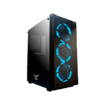 Gabinete Naceb Hydra, Midi-Tower, ATX/Micro-ATX/Mini-ITX, USB 2.0/3.0, sin Fuente, 3 Ventiladores Instalados, Negro