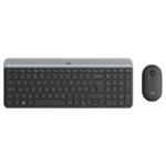 Kit de Teclado y Mouse Logitech MK470, Inalámbrico, RF Inalámbrico, Negro, Español