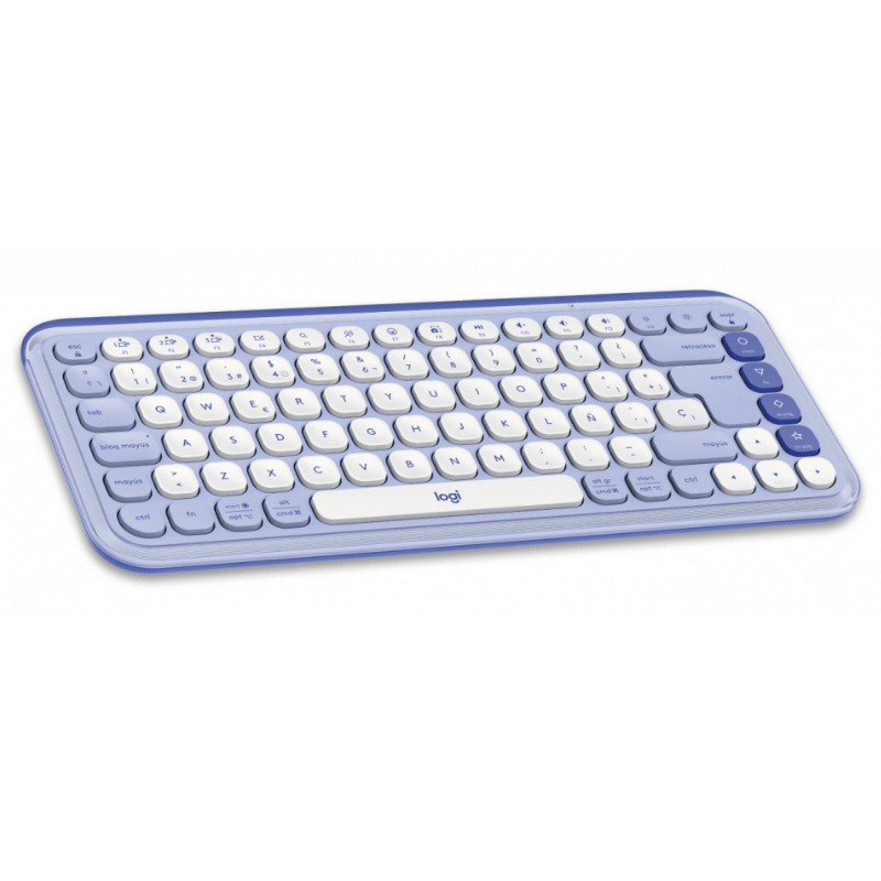 Kit de Teclado y Mouse Logitech POP Icon Combo, Inalámbrico, Bluetooth, Morado, Español - Imagen 3