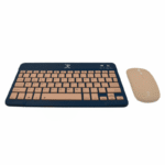 Kit de Teclado y Mouse Perfect Choice Genova, Inalámbrico, RF Inalámbrico/Bluetooth, Azul, Español - Imagen 2