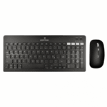 Kit de Teclado y Mouse Perfect Choice PC-201373, Inalámbrico, RF Inalámbrico/Bluetooth, Negro, Español