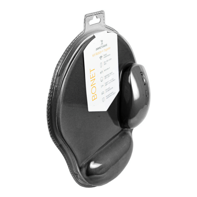 Mouse Ergonómico Perfect Choice PC-045311, Inalámbrico, Óptico, 1.000DPI, USB-A, Negro - Imagen 5