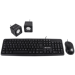 Kit de Teclado y Mouse Naceb Technology, Negro