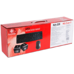Kit de Teclado y Mouse Naceb Technology, Negro - Imagen 5