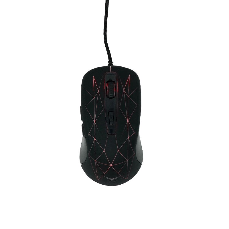 Kit Gamer 4 en 1 Naceb Teclado + Mouse + Audífonos + Mousepad, Alámbrico, USB, Negro/Rojo (Español) - Imagen 3