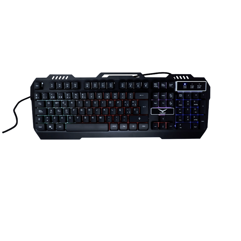 Kit Gamer 4 en 1 Naceb Teclado + Mouse + Audífonos + Mousepad, Alámbrico, USB, Negro/Rojo (Español) - Imagen 4