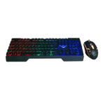 Kit Gamer de Teclado y Mouse Naceb Fallen, Alámbrico, USB, Negro, Español - Imagen 2