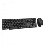 Kit de Teclado y Mouse Stylos STPKTM3B, Alámbrico/Inalámbrico, RF Inalámbrico, Negro, Español