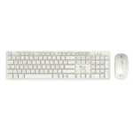 Kit de Teclado y Mouse Stylos STPKTM5W, Inalámbrico, USB, Blanco, Español