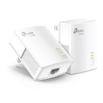 TP-Link Powerline AV1000, Alámbrico, 1 x RJ-45, 1.000Mbit/s, 2 Piezas