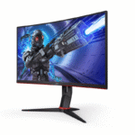 Monitor Gamer Curvo AOC CQ32G2S LCD 32", 2560x1440, FreeSync, 165Hz, HDMI/DisplayPort, Negro/Rojo - Imagen 7