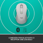 Mouse Ergonómico Logitech M650, Inalámbrico, Óptico, 2.000DPI, RF Inalámbrico, Blanco - Imagen 8