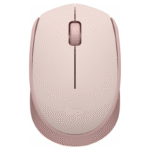 Mouse Ergonómico Logitech M170, Inalámbrico, Óptico, 1.000DPI, RF Inalámbrico, Rosa