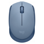 Mouse Ergonómico Logitech M170, Inalámbrico, Óptico, 1.000DPI, RF Inalámbrico, Azul
