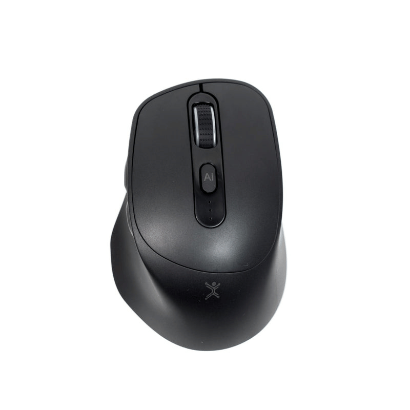 Mouse Ergonómico Perfect Choice Mind, Inalámbrico, Óptico, 4.000DPI, RF Inalámbrico/Bluetooth, Negro