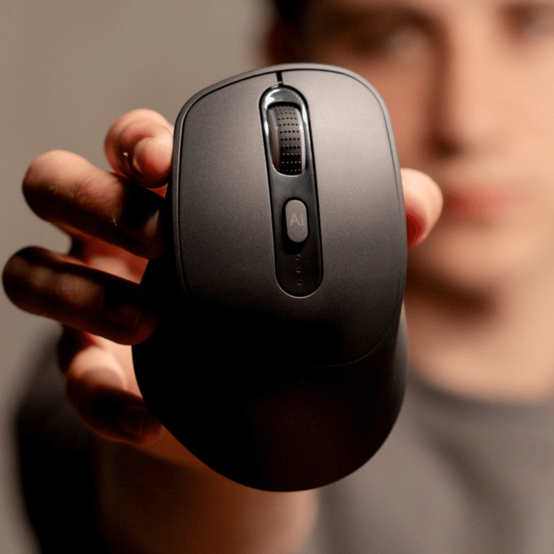 Mouse Ergonómico Perfect Choice Mind, Inalámbrico, Óptico, 4.000DPI, RF Inalámbrico/Bluetooth, Negro - Imagen 7