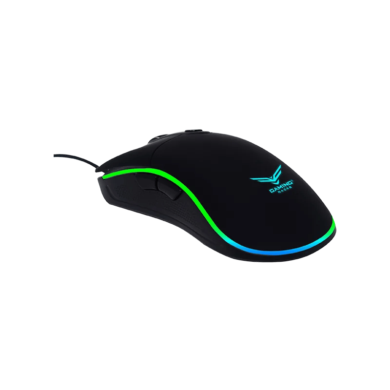 Mouse Gamer Naceb Óptico NA-0933, Alámbrico, USB, 3200DPI, Negro - Imagen 2
