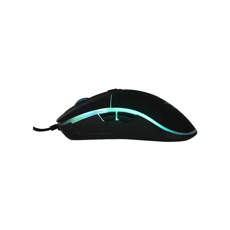 Mouse Gamer Naceb Óptico NA-0933, Alámbrico, USB, 3200DPI, Negro - Imagen 3