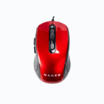 Mouse Naceb Óptico NA-0115, Alámbrico, USB, 2400DPI, Rojo