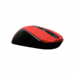 Mouse Naceb Óptico NA-0116, Inalámbrico, USB, 1600DPI, Negro/Rojo - Imagen 3