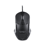 Mouse Gamer TechZone Óptico NASA NS-GM01, Alámbrico, USB, 6000DPI, Negro