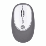Mouse TechZone Óptico Jelly-Mate, RF Inalámbrico, 1200 DPI, Gris