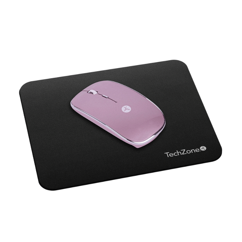 Mouse TechZone TZACMOI27, Inalámbrico, Óptico, 1.600DPI, RF Inalámbrico, Rosa