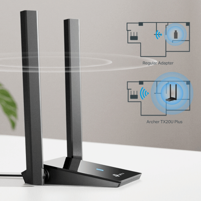Router TP-Link Ethernet de Banda Dual AX1800 Archer TX20U Wi-Fi 6, Inalámbrico, 1800 Mbit/s, 4x RJ-45, 2.4/5GHz, 2 Antenas Externas - Imagen 5