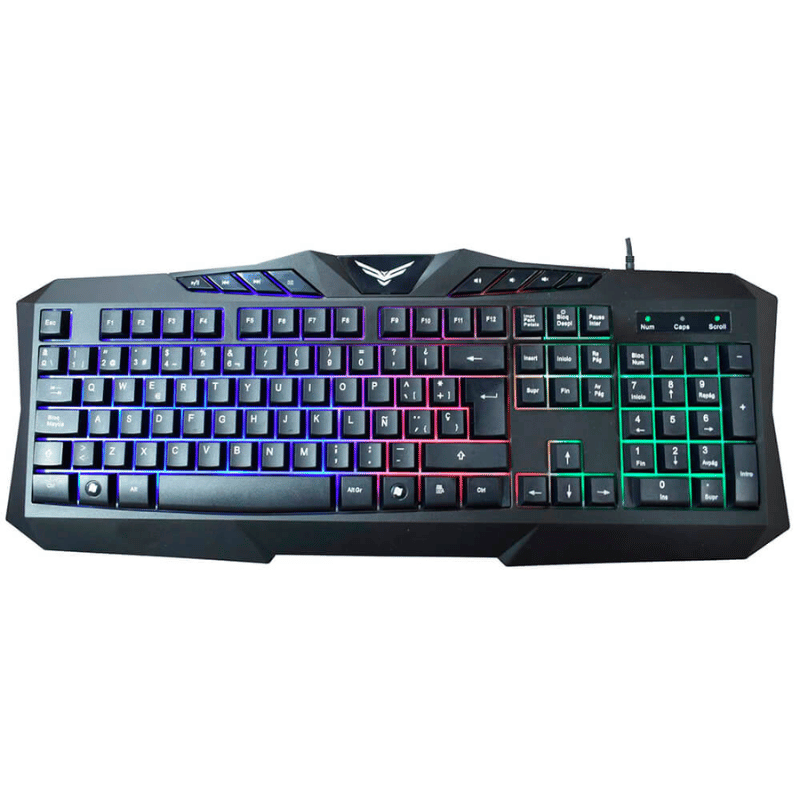 Teclado Gamer Naceb NA-0912 RGB, Alámbrico, Negro (Español) - Imagen 4