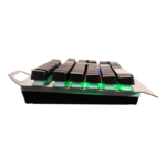 Teclado Gamer Naceb Cyber Steel LED RGB, Alámbrico, USB, Gris, Español - Imagen 6
