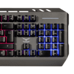 Teclado Gamer Naceb Cyber Steel LED RGB, Alámbrico, USB, Gris, Español - Imagen 7