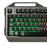 Teclado Gamer Naceb Cyber Steel LED RGB, Alámbrico, USB, Gris, Español - Imagen 8