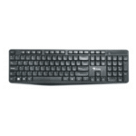 Teclado Stylos STPTEC4B, Inalámbrico, RF Inalámbrico + USB, Negro (Español)