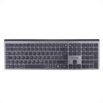 Teclado TechZone Hefestos, Inalámbrico, RF Inalámbrico/Bluetooth, Negro, Español