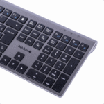 Teclado TechZone Hefestos, Inalámbrico, RF Inalámbrico/Bluetooth, Negro, Español - Imagen 3