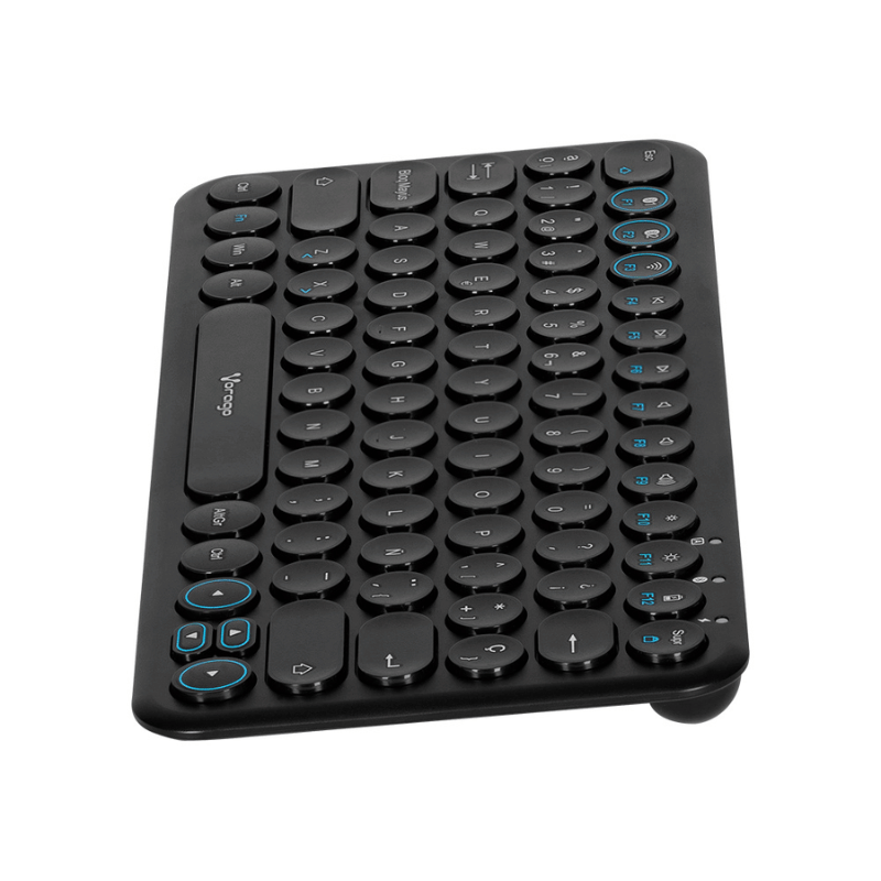 Teclado Vorago KBW-400, Inalámbrico, USB, Negro (Español) - Imagen 4