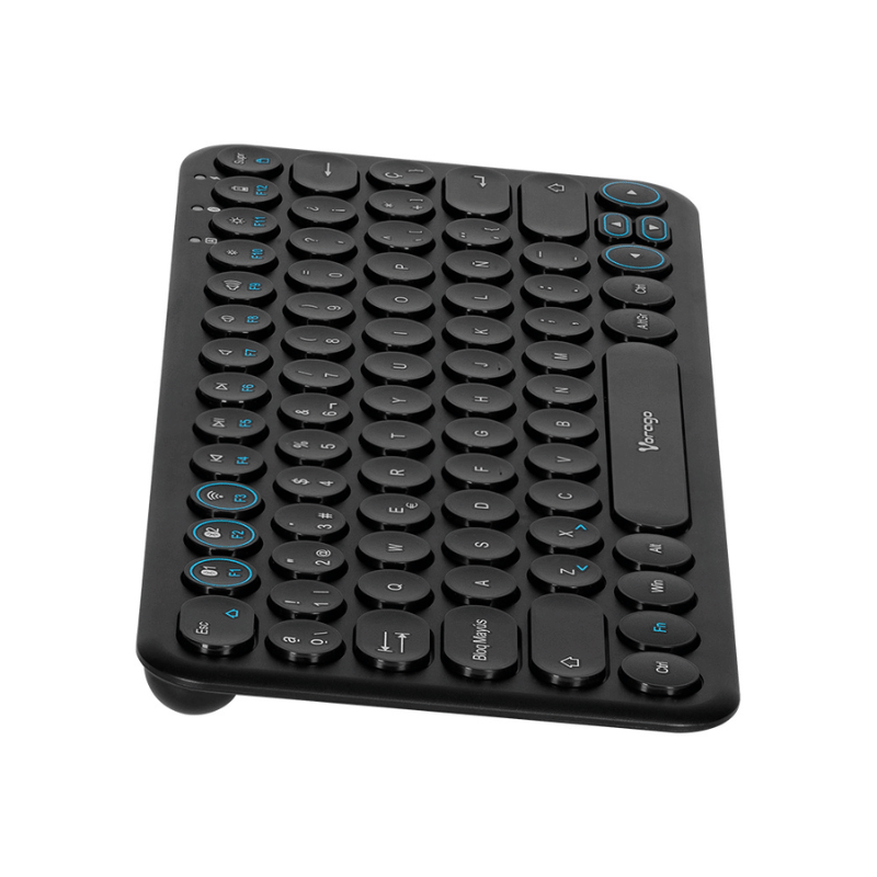 Teclado Vorago KBW-400, Inalámbrico, USB, Negro (Español) - Imagen 5