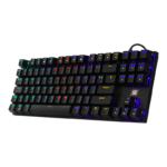 Teclado Gamer Vorago KB-600 RGB TKL, Teclado Mecánico, Alámbrico, Negro (Español) - Imagen 5