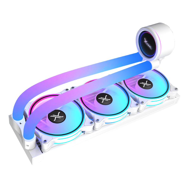 Xzeal XZCO414W Enfriamiento Líquido para CPU, 3x 120mm, hasta 1800RPM, Negro