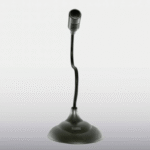Perfect Choice Micrófono de Lujo con Cuello Flexible, PC-110279, Alámbrico, Negro - Imagen 2