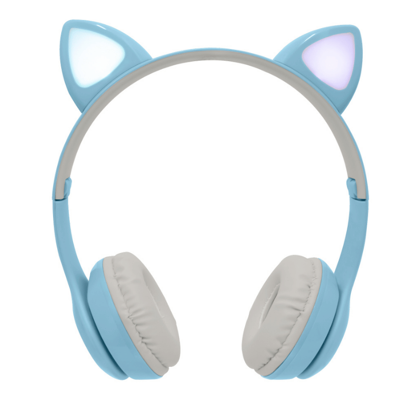 Perfect Choice Audífonos para Niños con Micrófono Catto, Bluetooth, Inalámbrico, 3.5mm, Azul