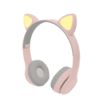 Perfect Choice Audífonos para Niños Catto, Bluetooth, Alámbrico/Inalámbrico, 3.5mm, Rosa