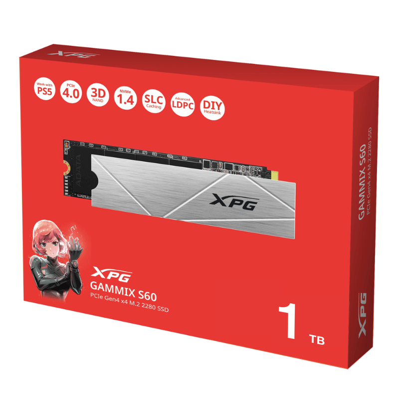 Unidad de Estado Sólido XPG GAMMIX S60 1TB PCIe Gen4 x4 M.2 2280, velocidades de lectura/escritura secuenciales de hasta 5.000/4.200 MB por segundo, AGAMMI - Imagen 8