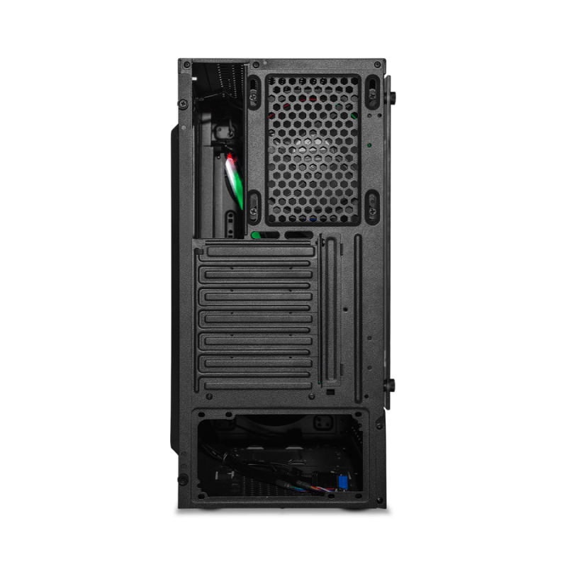 Gabinete Yeyian Crescent Master, Midi-Tower, ATX/Micro-ATX, USB 2.0/3.0, sin Fuente, 3 Ventiladores Instalados, Negro - Imagen 7