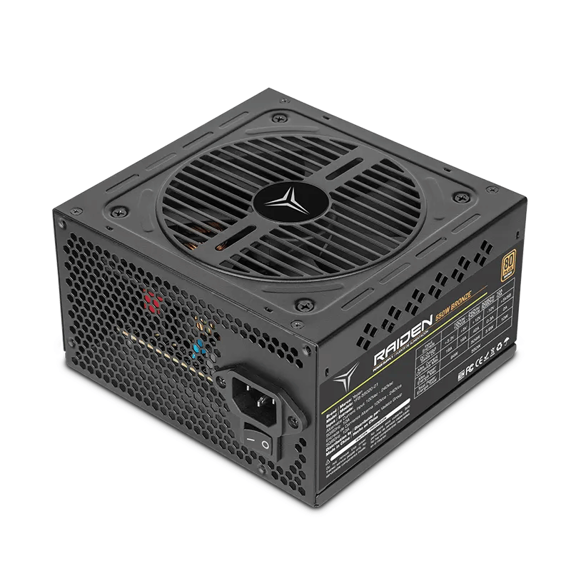 Fuente de Poder Yeyian Raiden 550W 80 PLUS Bronze ATX, 24-pin ATX, 120mm, 550W - Imagen 5