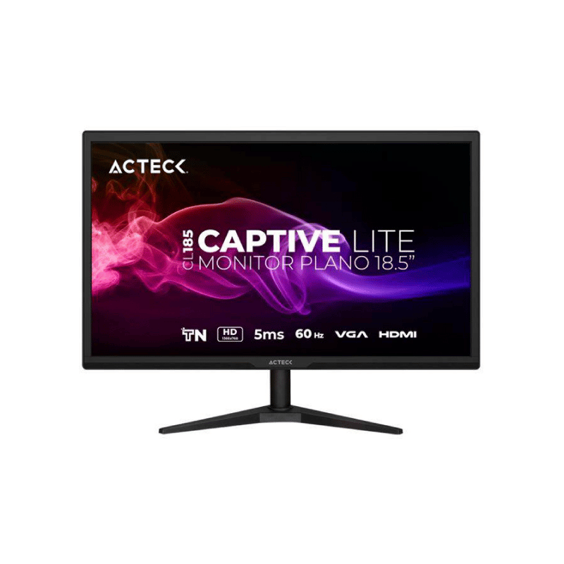 Monitor Captive Lite CL185 Acteck Panel de 18.5 Pulgadas TN, Resolución Máxima 1366 * 768